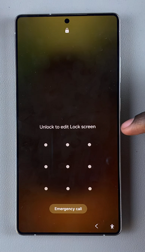 Unlock to Edit Lock Screen