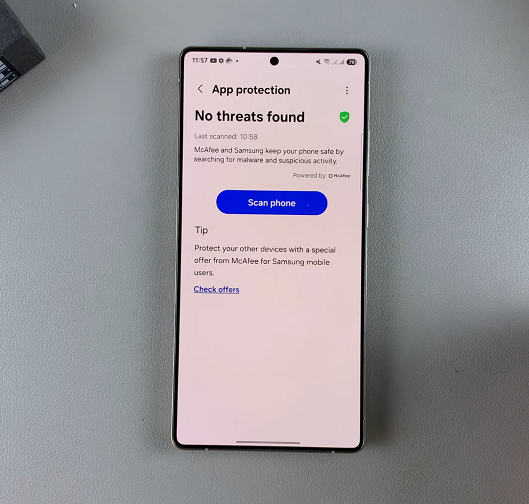 Scan For Viruses On Samsung Galaxy S25