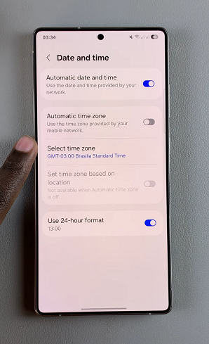 How To Select Time Zone On Galaxy S25
