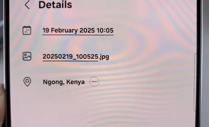 How To Remove Location From Photo On Galaxy S25