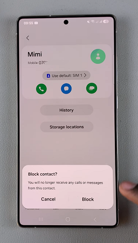 How To Block Contact On Galaxy S25