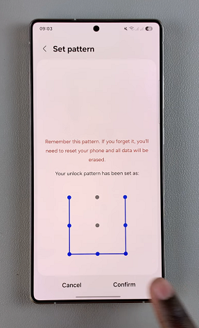 How To Set Screen Lock Type To Pattern On Galaxy S25