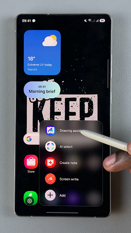Drawing Assist On Galaxy S25 Ultra