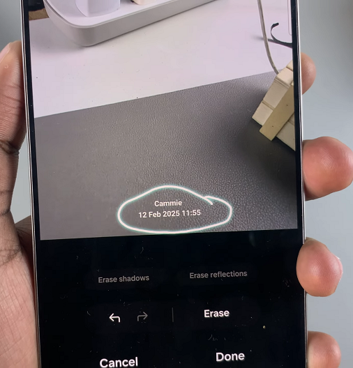 Erase Watermark From Photos On Galaxy S25