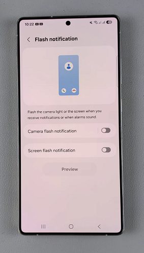 Disable Camera & Screen Flash Notifications On Galaxy S25