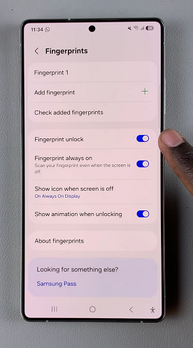 How To Temporarily Disable Fingerprint Unlock On Galaxy S25