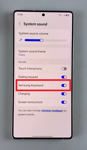 How To Enable Keyboard Sounds On Galaxy S25