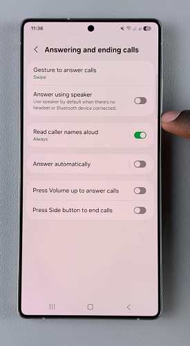 How To Enable Caller Name Announcer On Galaxy S25