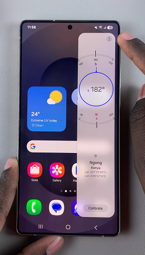 How To Use Built In Compass On Galaxy S25