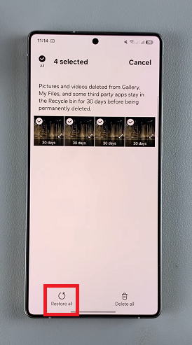 Restore Deleted Photos & Videos On Galaxy S25