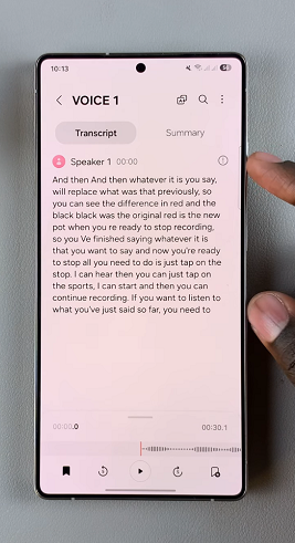 Transcribe Voice Recordings On Galaxy S25