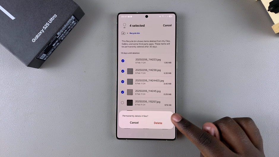 How To Permanently Delete Files On Galaxy S25