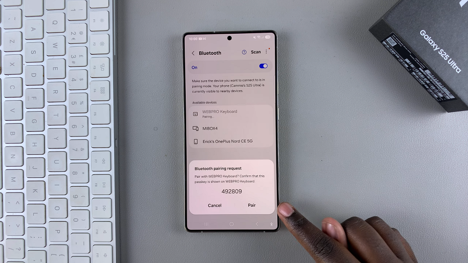 How To Connect Bluetooth Keyboard To Galaxy S25