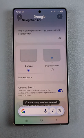 Activate Circle To Search On Galaxy S25