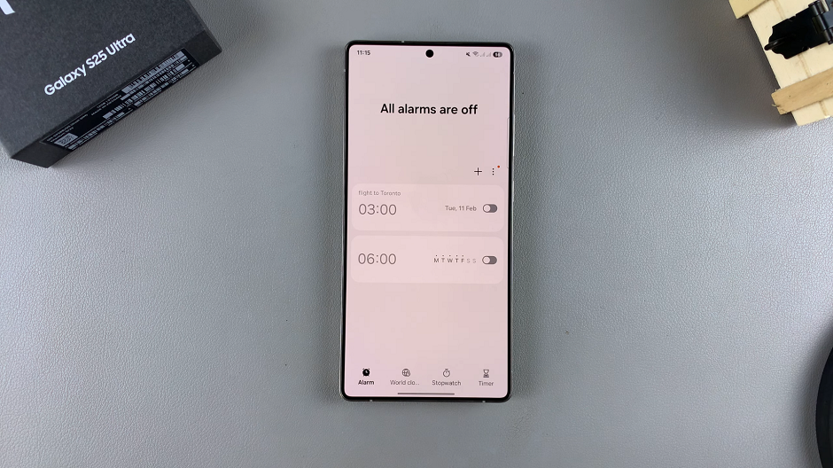 How To Turn OFF Alarm On Galaxy S25