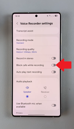 How To Allow Calls While Using Voice Recorder On Galaxy S25