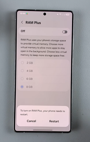 Enable RAM Plus On Galaxy S25