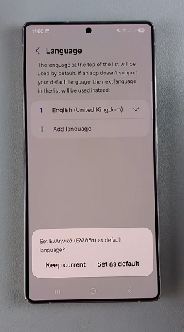 How To Set Default System Language Of Galaxy S25