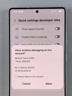 How To Enable Wireless Debugging On Galaxy S25