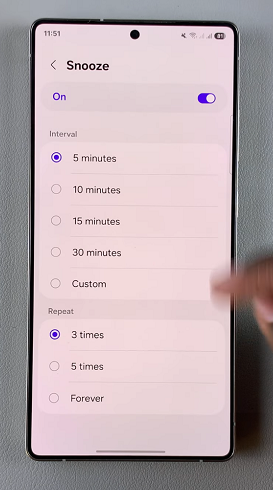 How To Snooze Alarm On Samsung Galaxy S25