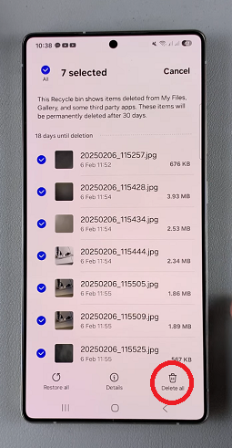 How To Empty Recycle Bin On Galaxy S25