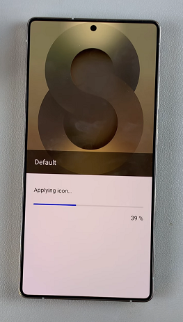 Apply Default Icon Theme On Galaxy S25