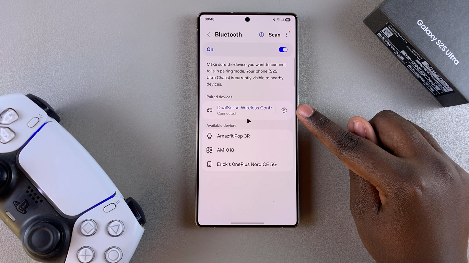 Pair PS5 Controller To Galaxy S25