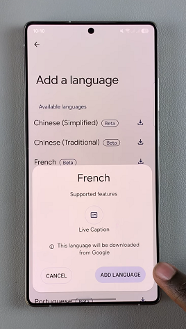 Add Live Captions Languages On Galaxy S25