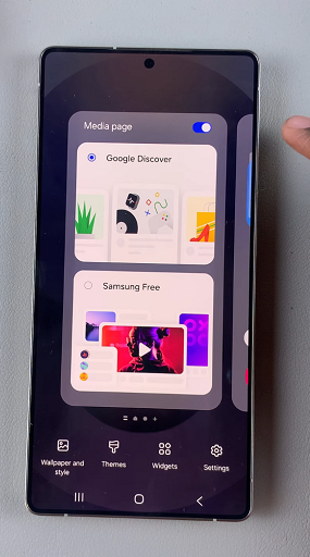 How To Remove Media Page From Home Screen On Galaxy S25