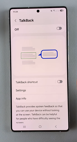 Turn OFF TalkBack On Samsung Galaxy S25