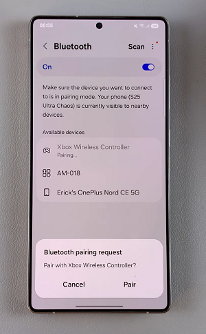 How To Pair Xbox Controller To Galaxy S25