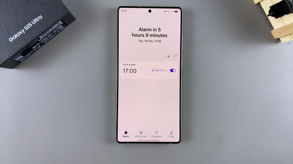 How To Set Alarm On Samsung Galaxy S25