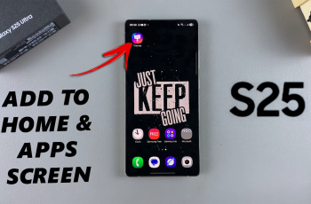 How To Add Galaxy Theme Store To Home & Apps Screen On Galaxy S25
