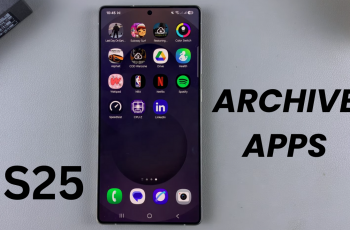 How To Archive Apps On Samsung Galaxy S25/S25 Ultra