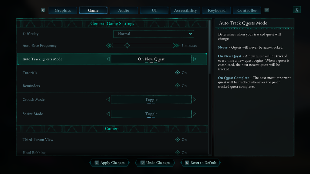 How To Change Auto Track Quests Mode In Avowed