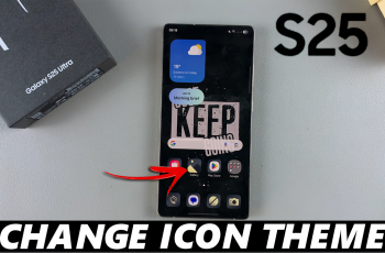 How To Change Icon Theme On Galaxy S25