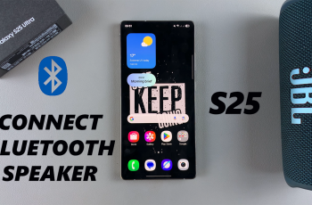 How To Connect Bluetooth Speaker To Samsung Galaxy S25 / S25 Ultra