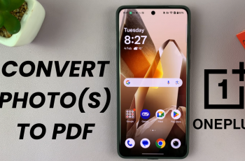 How To Convert Photo(s) To PDF On OnePlus 13