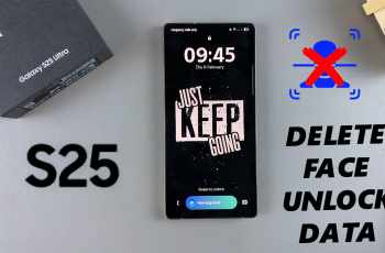 How To Delete Face Recognition Data From Galaxy S25