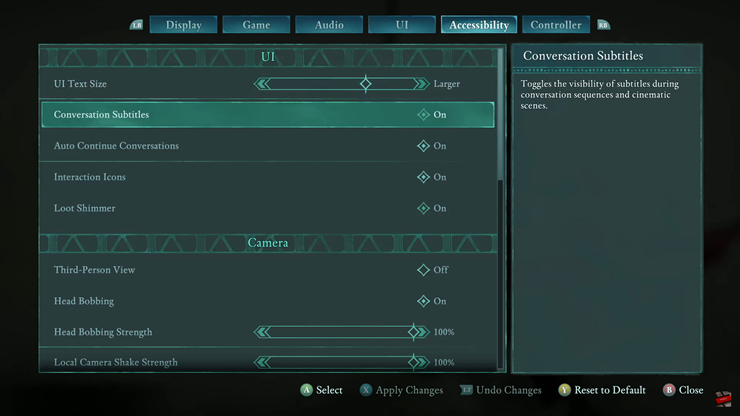 How To Enable / Disable Conversation Subtitles In Avowed
