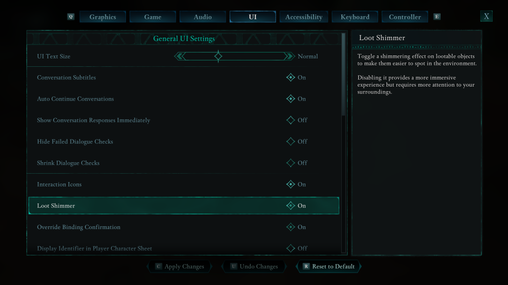 How To Enable / Disable Loot Shimmer In Avowed
