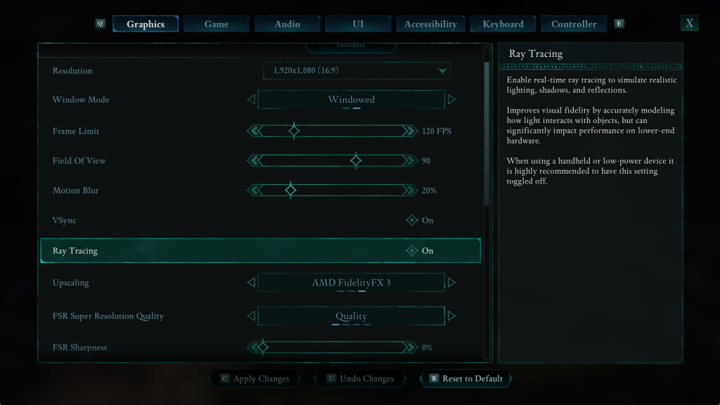 How To Enable / Disable Ray Tracing In Avowed