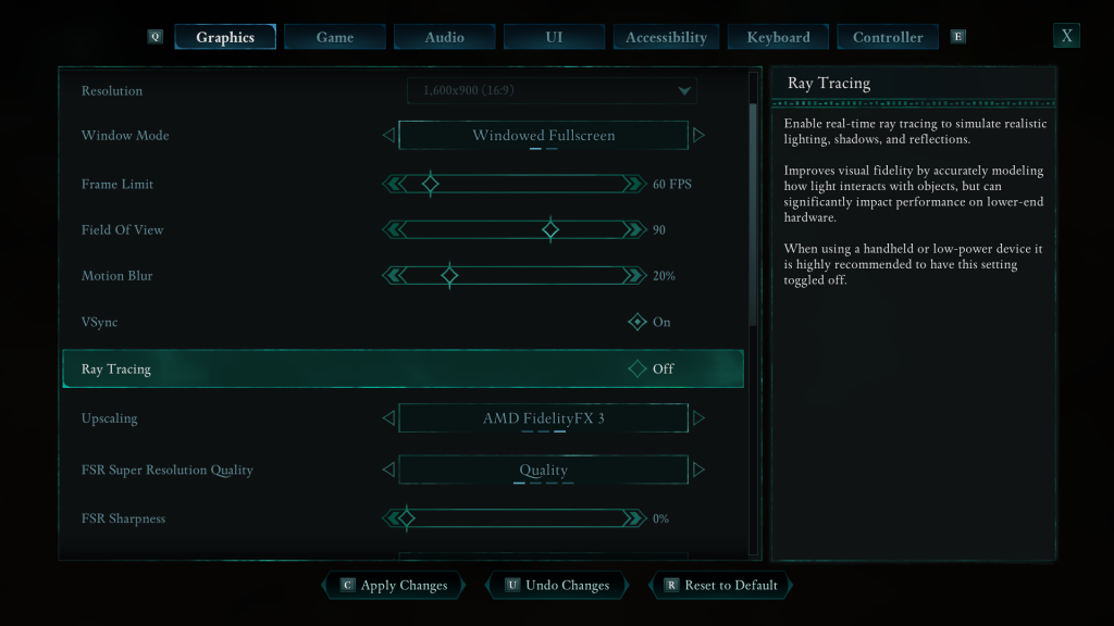 How To Enable / Disable Ray Tracing In Avowed