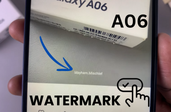 How To Enable Watermark For Photos On Samsung Galaxy S25/S25 Ultra