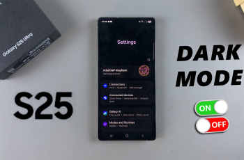 How To Enable / Disable Dark Mode On Galaxy S25