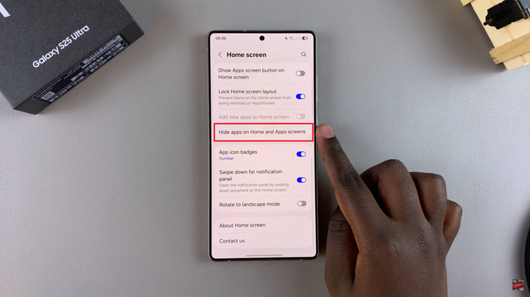 How To Hide Apps On Samsung Galaxy S25 & S25 Ultra