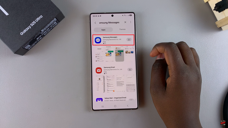 How To Install Samsung Messages On Samsung Galaxy S25 & S25 Ultra