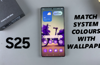 How To Match System Colors With Wallpaper On Galaxy S25