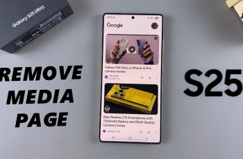 How To Remove Media Page From Home Screen On Galaxy S25