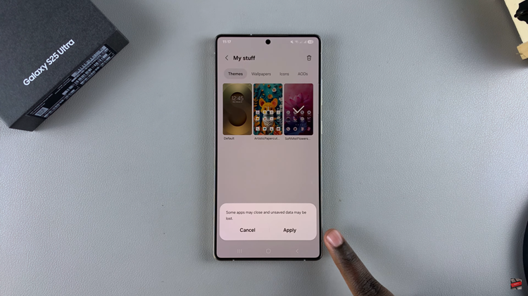 How To Revert To Default Theme On Samsung Galaxy S25 & S25 Ultra
